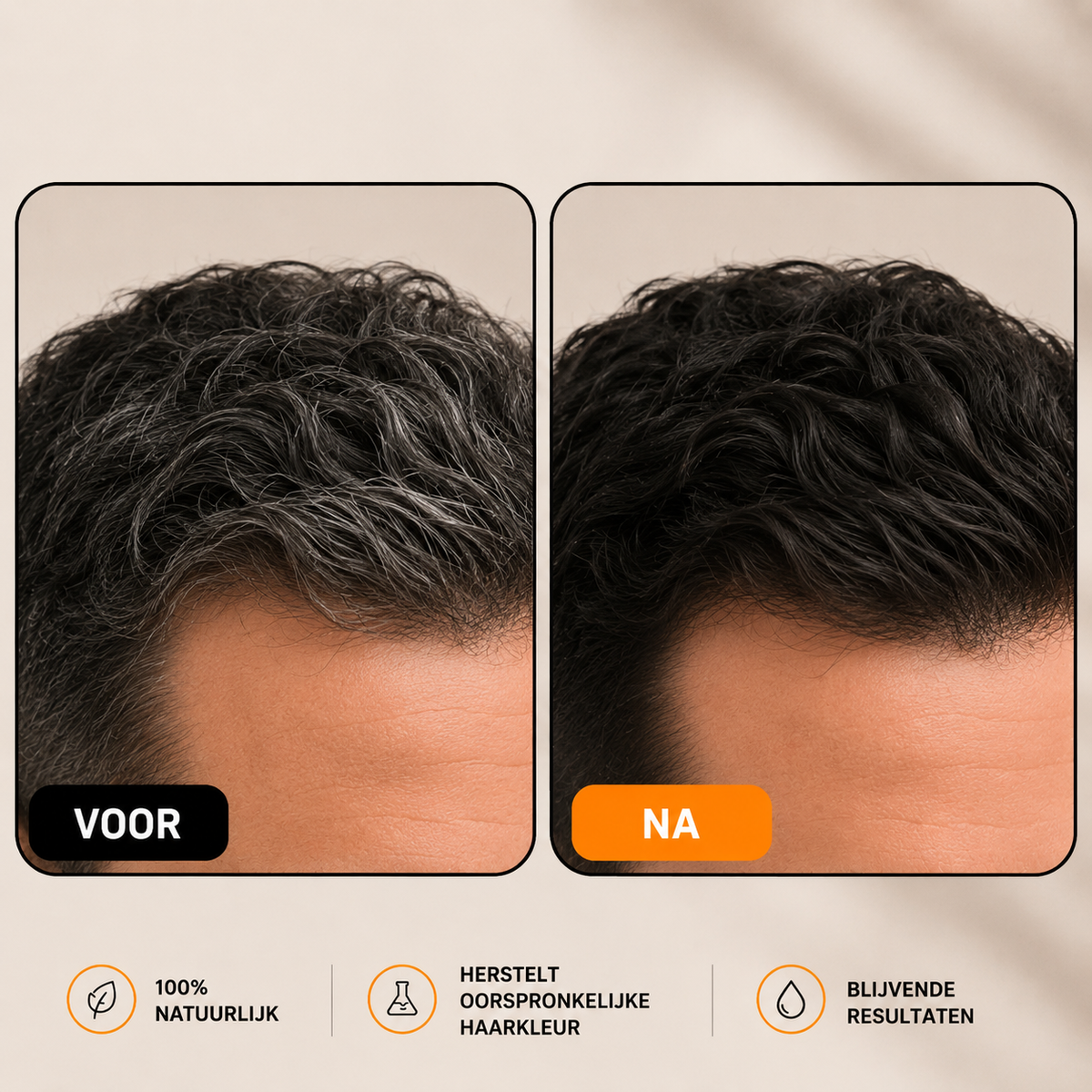 Anti-Grijs Formule | Herstelt Natuurlijke Haarkleur